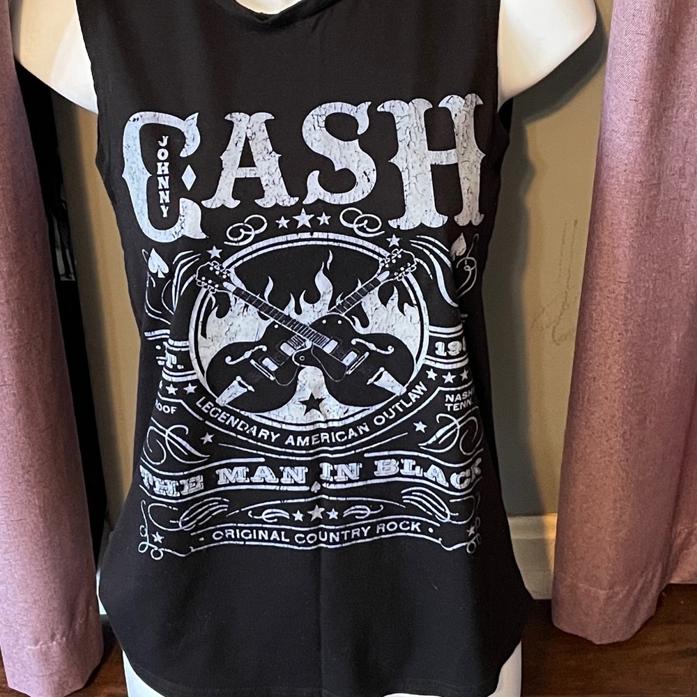 Johnny Cash. Women’s tank top. Size small.